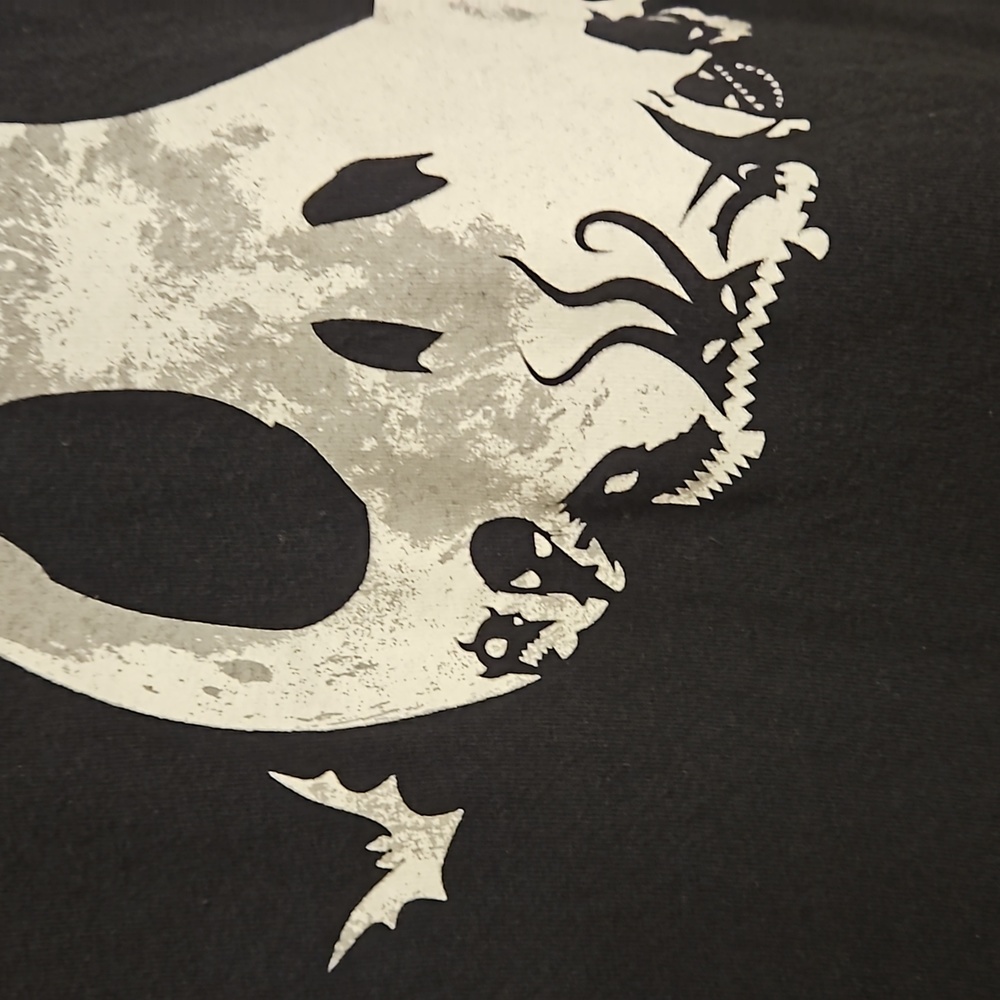 The Nightmare Before Christmas black graphic tee long sleeve UNISEX Disney - Picture 6 of 6